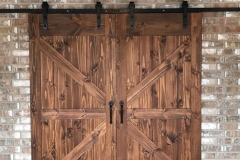 knotty pine barn doors