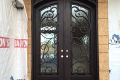 new const iron door install